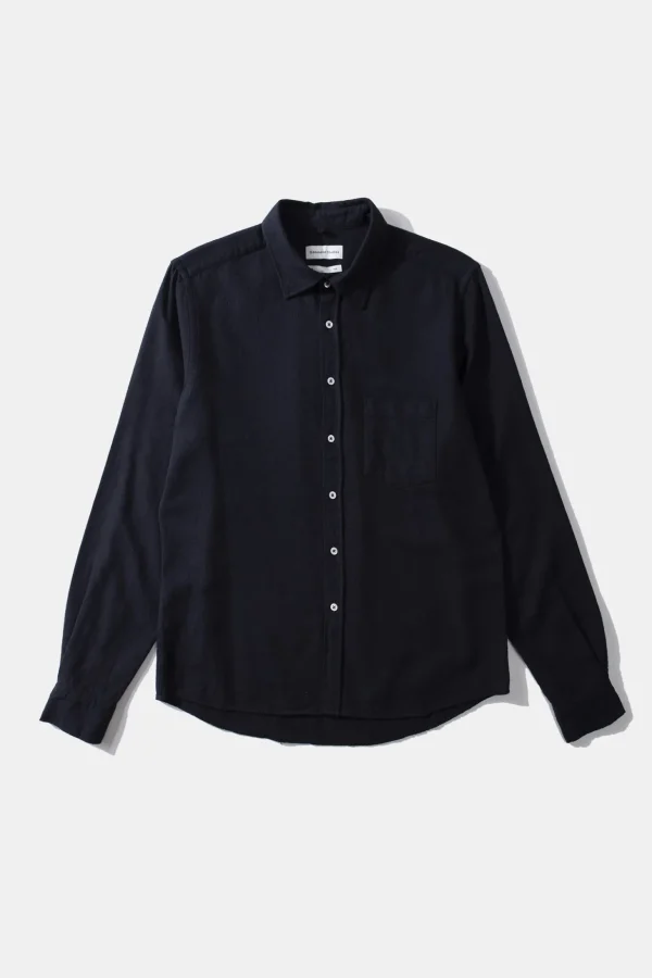 Fashion Edmmond Studios Adam Shirt Plain Navy