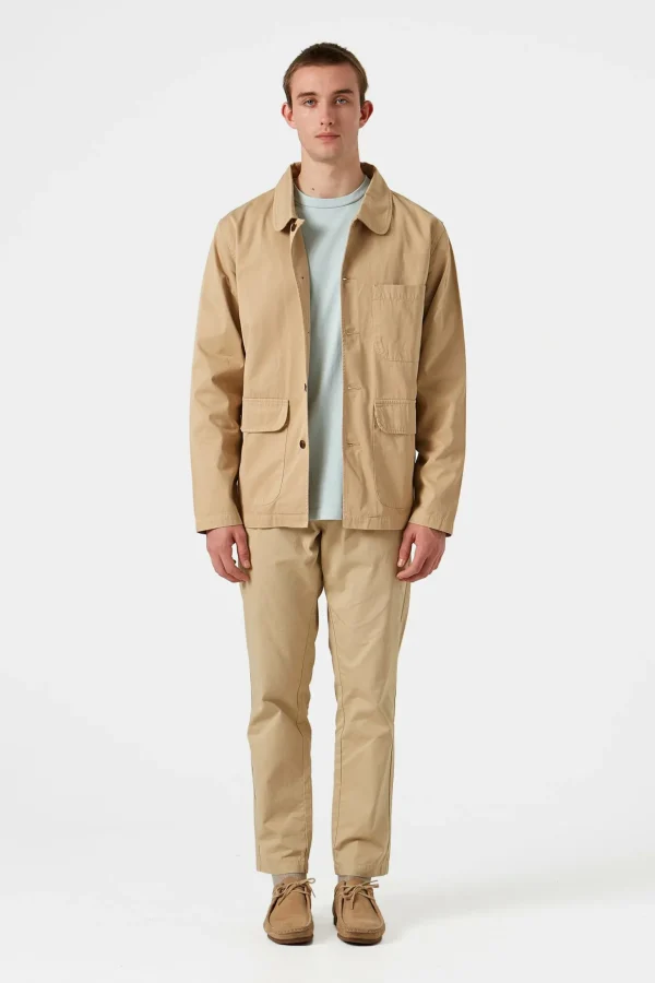 Cheap Edmmond Studios Albatros Jacket Plain Tan