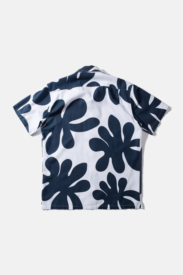 Best Edmmond Studios Alice Short Sleeve Shirt Printed Navy