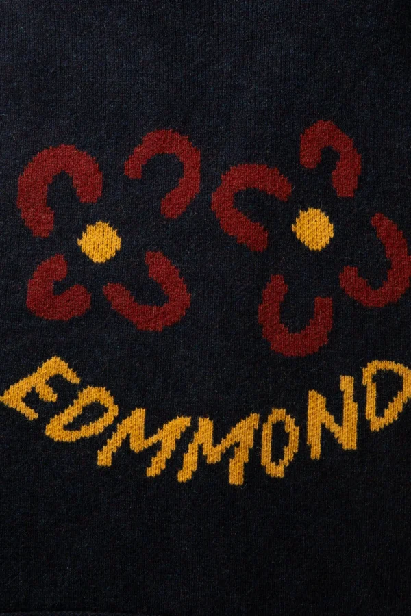 Online Edmmond Studios Argyle Vest Plain Navy
