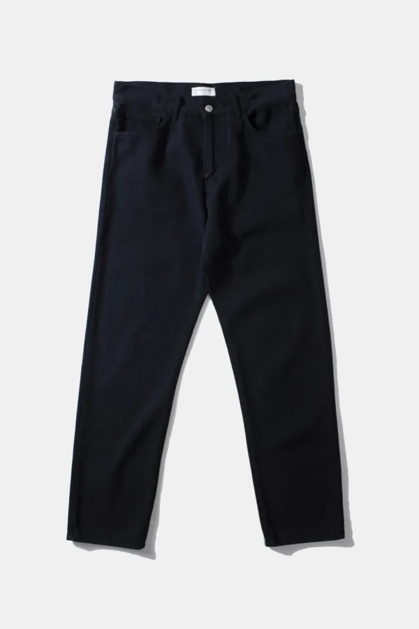 Shop Edmmond Studios Avail Pants Plain Navy