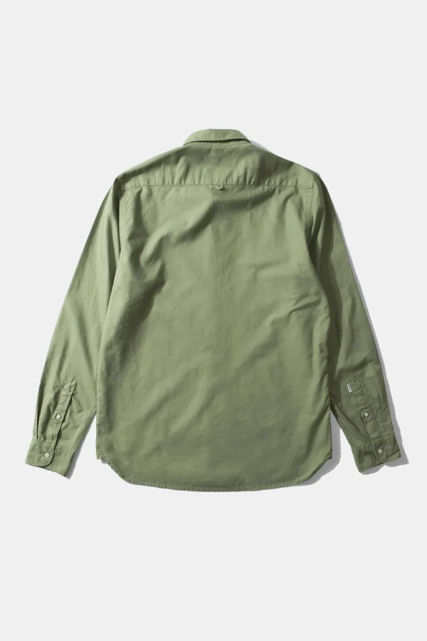 Flash Sale Edmmond Studios Bd Shirt Oxford Plain Olive