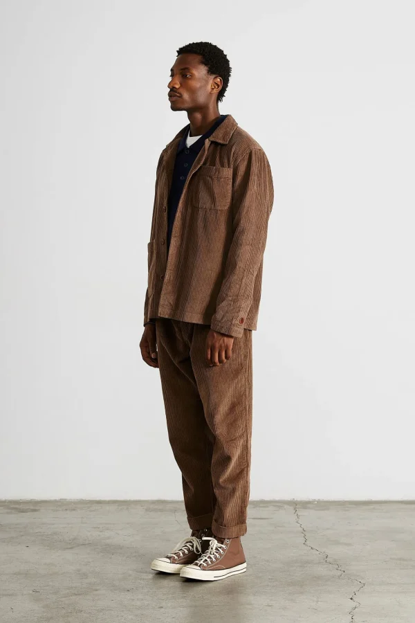 Online Edmmond Studios Bline Jacket Cord Plain Brown