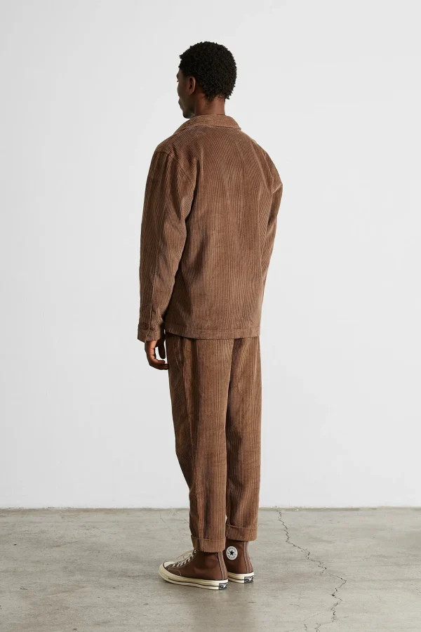 Online Edmmond Studios Bline Jacket Cord Plain Brown