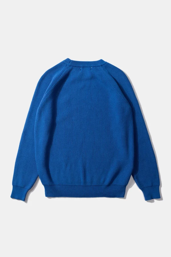 Online Edmmond Studios Canale Sweater Plain Blue