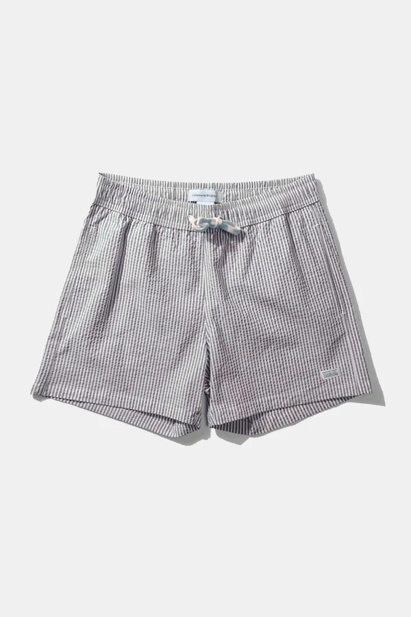 Cheap Edmmond Studios Classic Seersucker Plain Navy