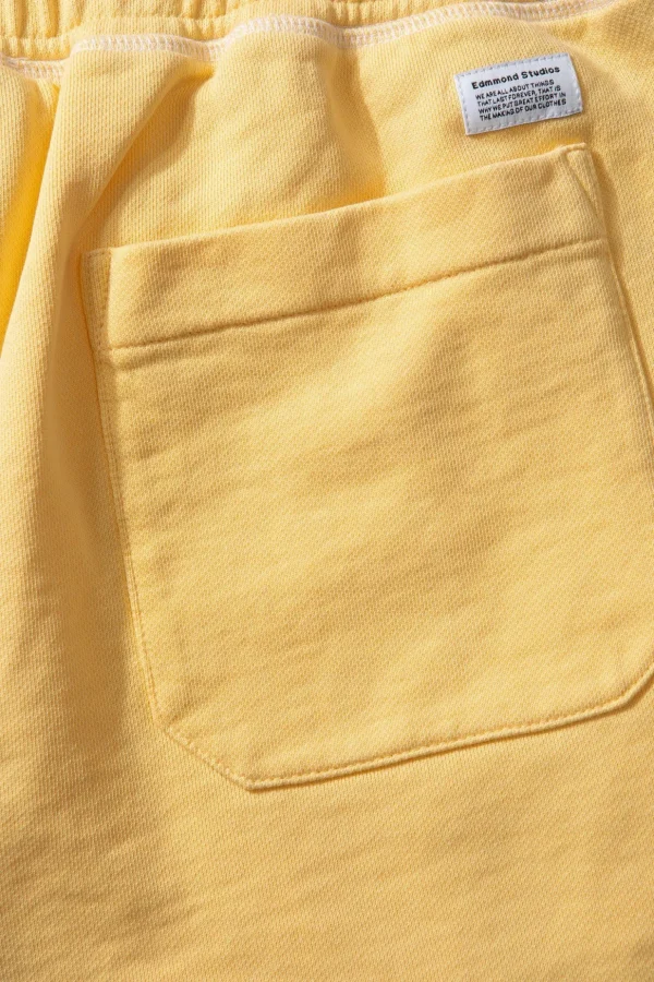 Online Edmmond Studios College Arch Shorts Plain Light Yellow
