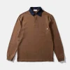 Sale Edmmond Studios College Polo Plain Brown