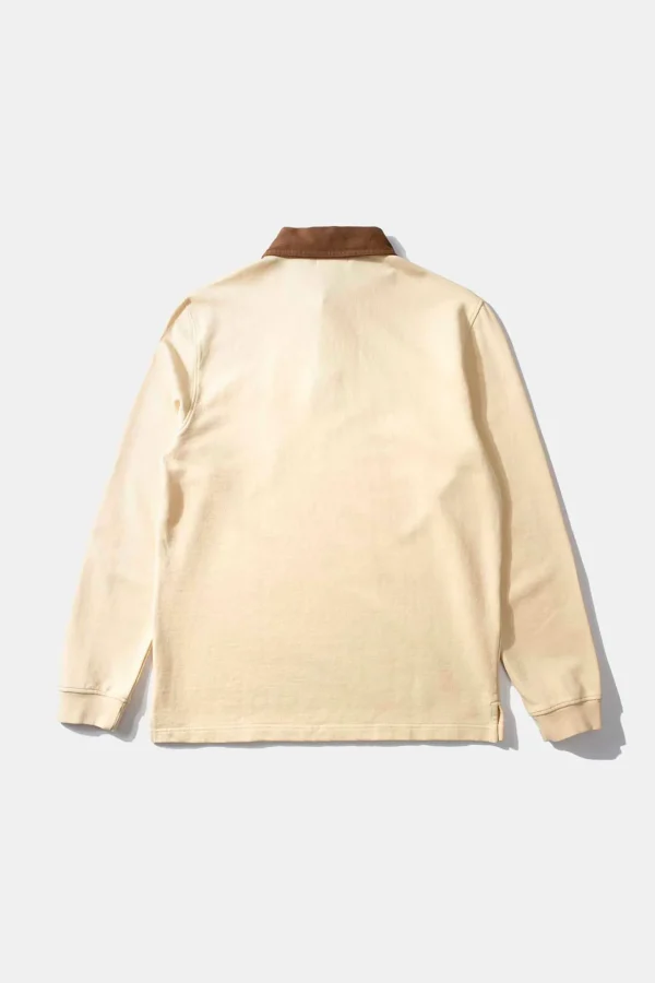 Outlet Edmmond Studios College Polo Plain Vainilla