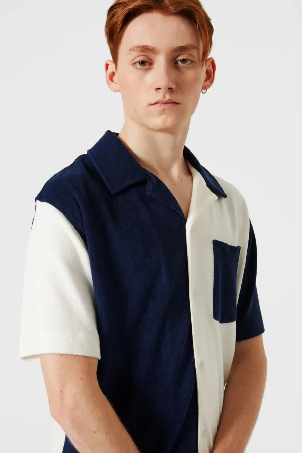 Store Edmmond Studios Colour Block Terry Shirt