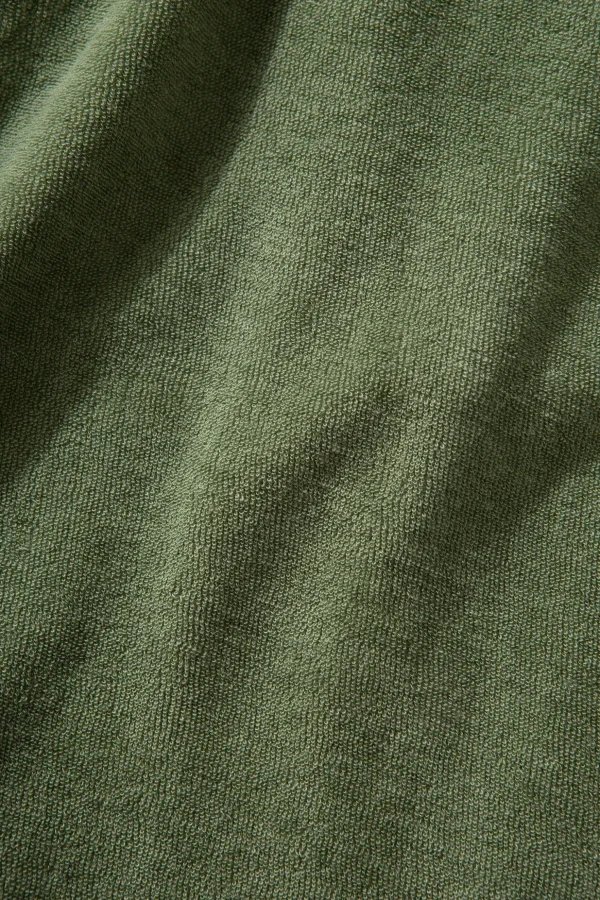 New Edmmond Studios Contrast Terry Shorts Plain Olive