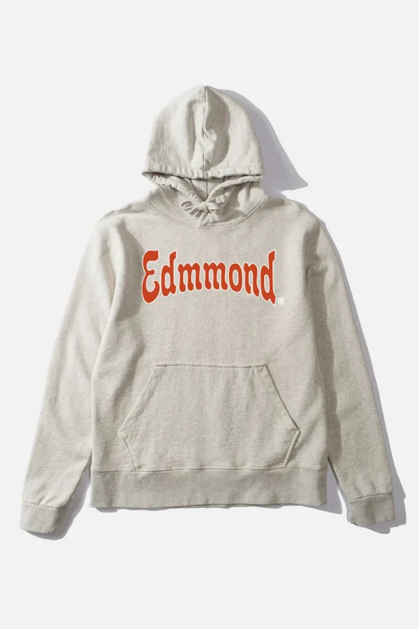 Fashion Edmmond Studios Curly Hoodie Plain Grey Melange