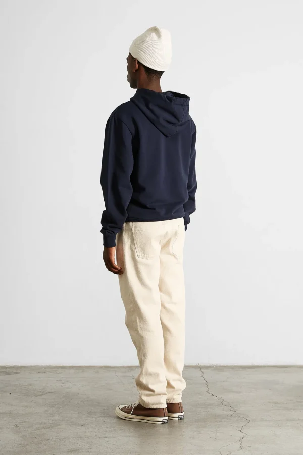 Cheap Edmmond Studios Curly Hoodie Plain Navy