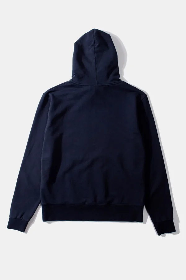 Cheap Edmmond Studios Curly Hoodie Plain Navy