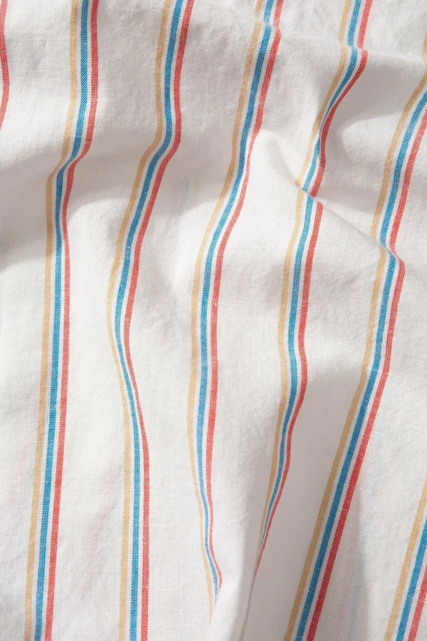 Outlet Edmmond Studios Day Shirt Stripes Plain Off White