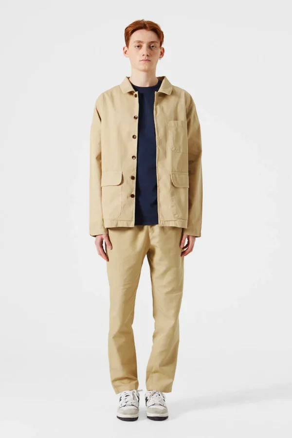 Outlet Edmmond Studios Dune Jacket Plain Beige