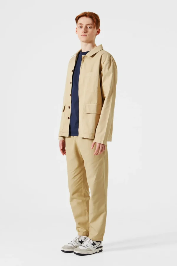 Outlet Edmmond Studios Dune Jacket Plain Beige