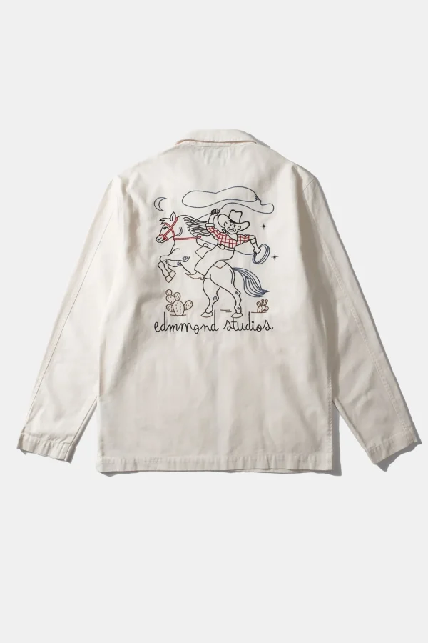 Store Edmmond Studios Embroidery Jacket Plain Off White
