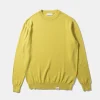 Sale Edmmond Studios Flax Sweater Plain Green