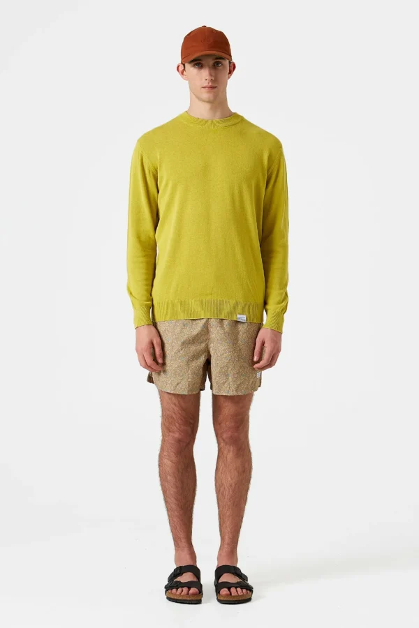 Sale Edmmond Studios Flax Sweater Plain Green