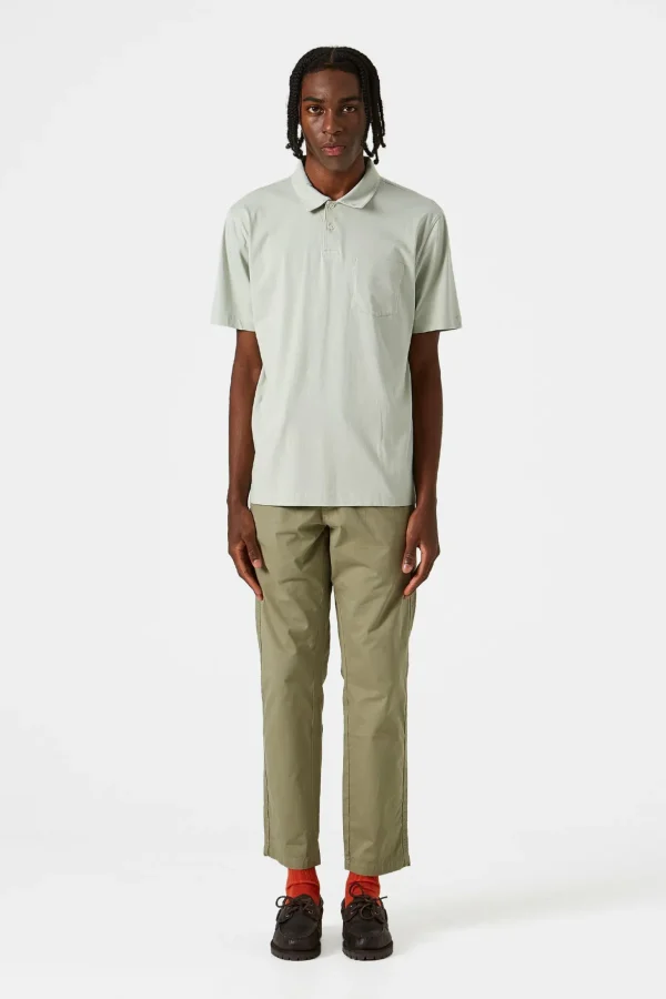 Flash Sale Edmmond Studios Jersey Polo Plain Sage