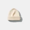Discount Edmmond Studios Knit Beanie Plain Beige