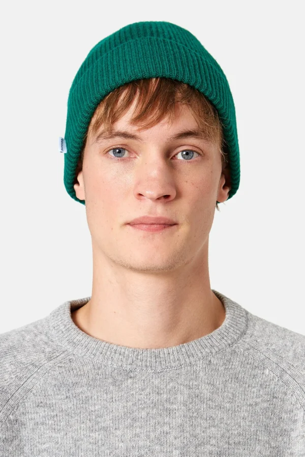 Online Edmmond Studios Knit Beanie Plain Green