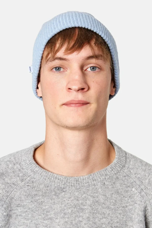 Cheap Edmmond Studios Knit Beanie Plain Light Blue