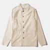 Outlet Edmmond Studios Lab Jacket Plain Off White