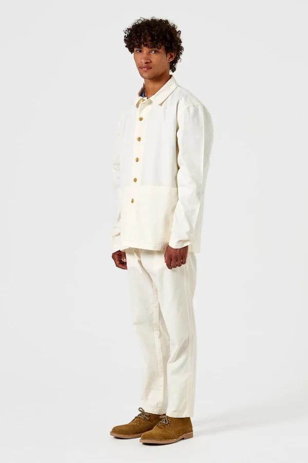 Outlet Edmmond Studios Lab Jacket Plain Off White