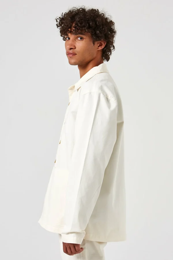 Outlet Edmmond Studios Lab Jacket Plain Off White