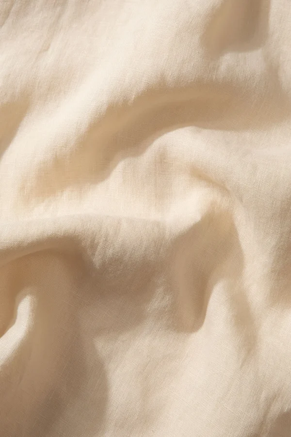 Discount Edmmond Studios Linen Shirt Plain Beige