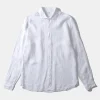 Sale Edmmond Studios Linen Shirt Plain White
