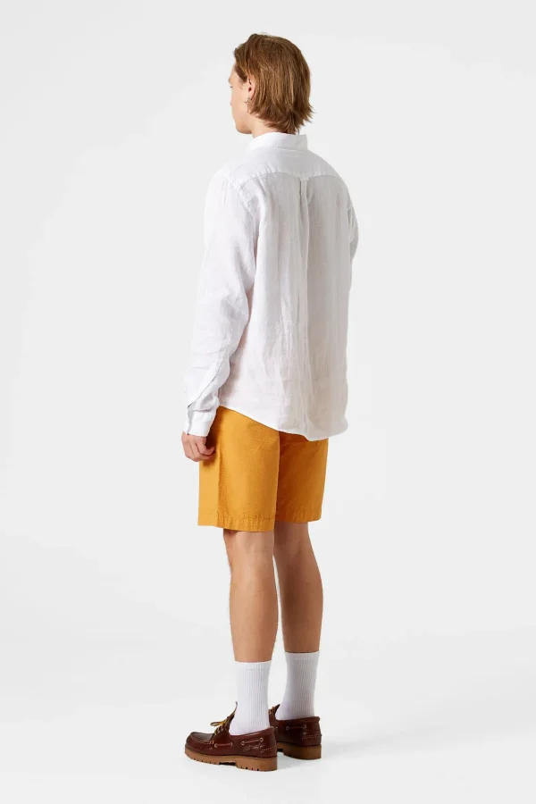 Cheap Edmmond Studios Linen Shirt Plain White