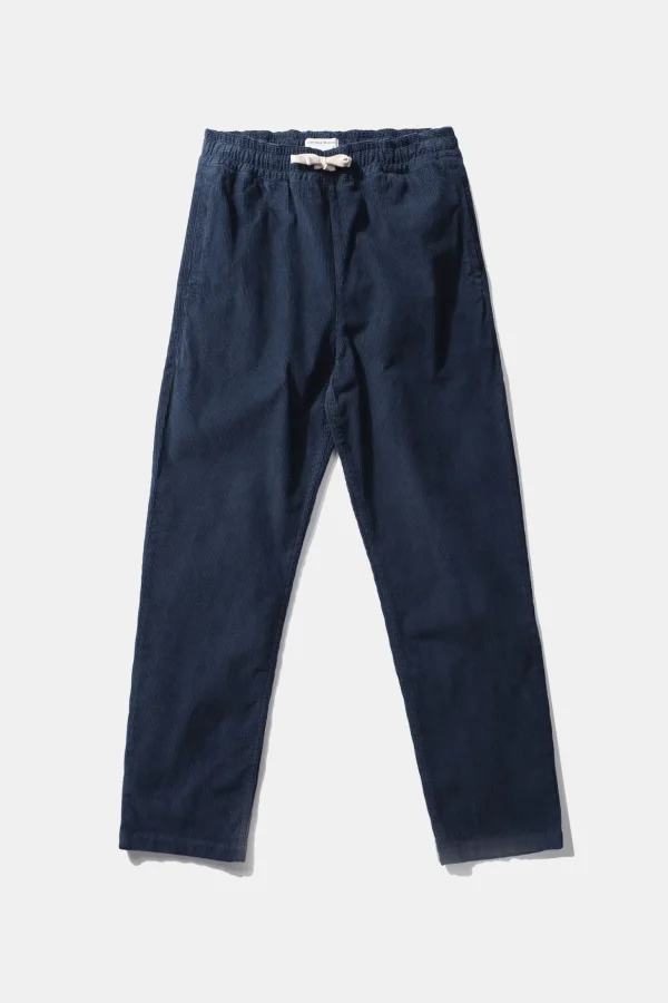 Cheap Edmmond Studios Marvin Pants Cord Plain Navy