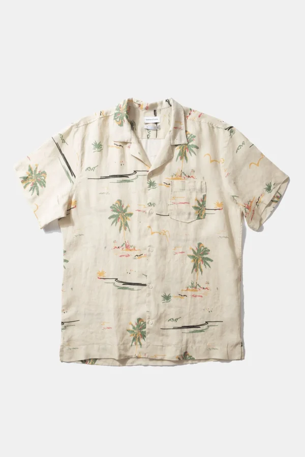 Cheap Edmmond Studios Matt Short Sleeve Plain Off White