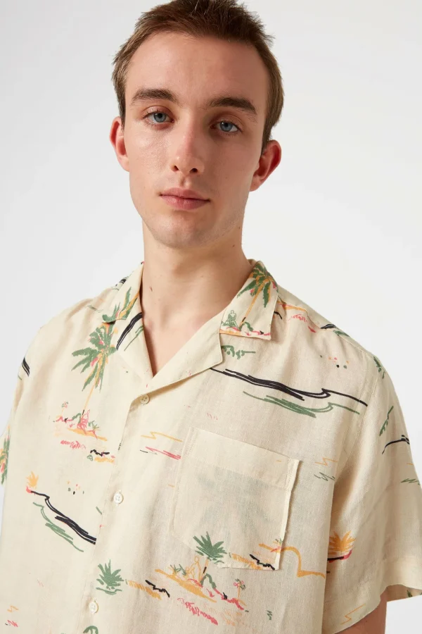 Cheap Edmmond Studios Matt Short Sleeve Plain Off White