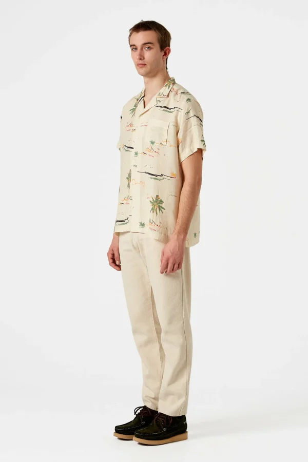 Cheap Edmmond Studios Matt Short Sleeve Plain Off White
