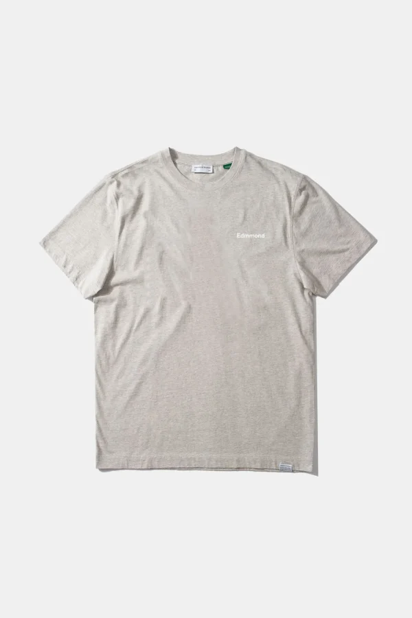 Outlet Edmmond Studios Mini Logo Plain Grey Melange