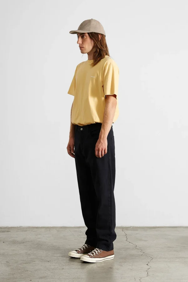 Shop Edmmond Studios Mini Logo Plain Light Yellow