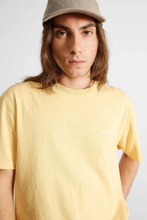 Shop Edmmond Studios Mini Logo Plain Light Yellow