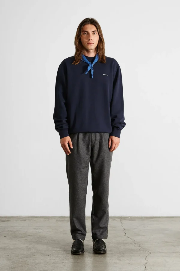 Outlet Edmmond Studios Mini Logo Sw Plain Navy