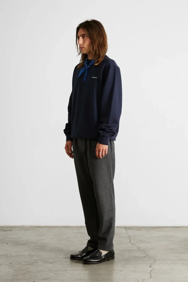 Outlet Edmmond Studios Mini Logo Sw Plain Navy