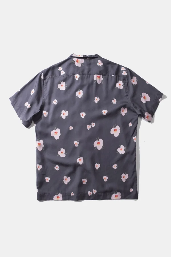 Cheap Edmmond Studios Orchid Short Sleeve Plain Navy