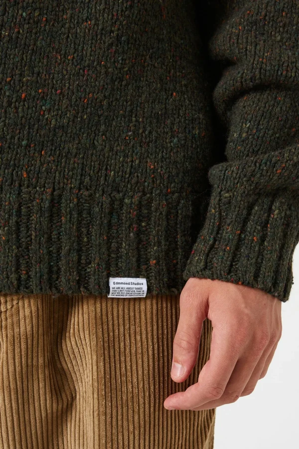 Sale Edmmond Studios Paris Sweater Plain Khaki