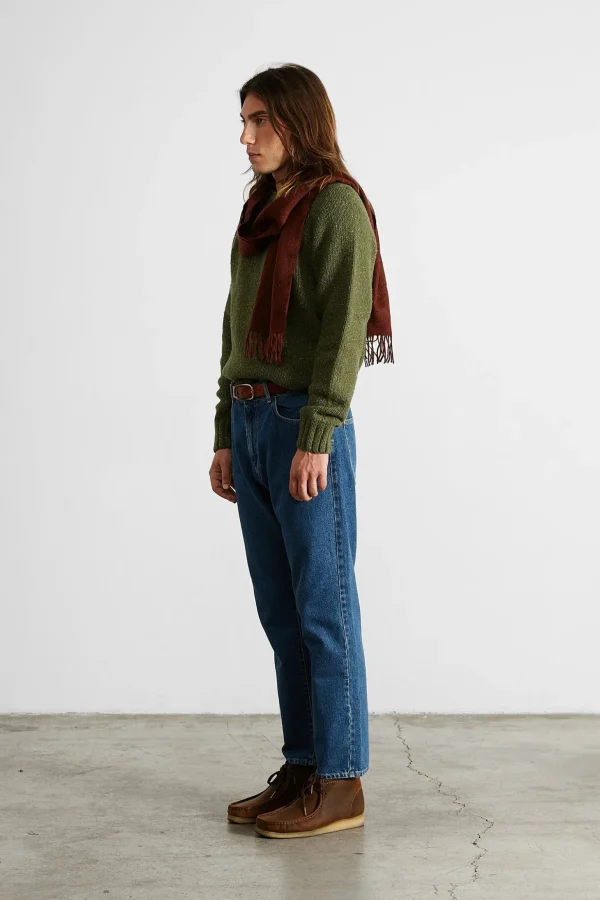 New Edmmond Studios Paris Sweater Plain Olive