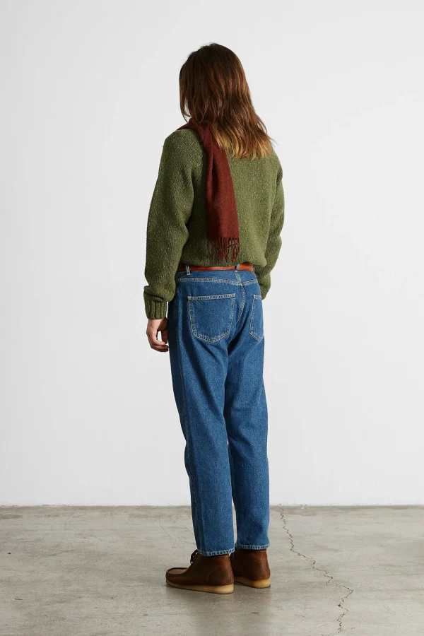 New Edmmond Studios Paris Sweater Plain Olive