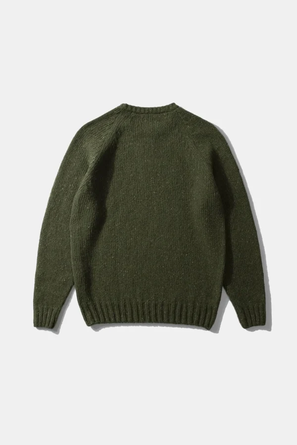 New Edmmond Studios Paris Sweater Plain Olive