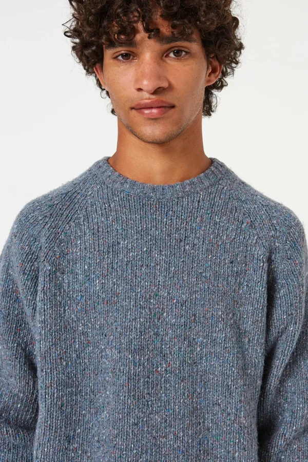 Clearance Edmmond Studios Paris Sweater Plain Steel