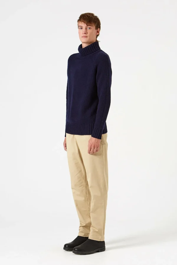 Online Edmmond Studios Paris Turtle Neck Plain Navy
